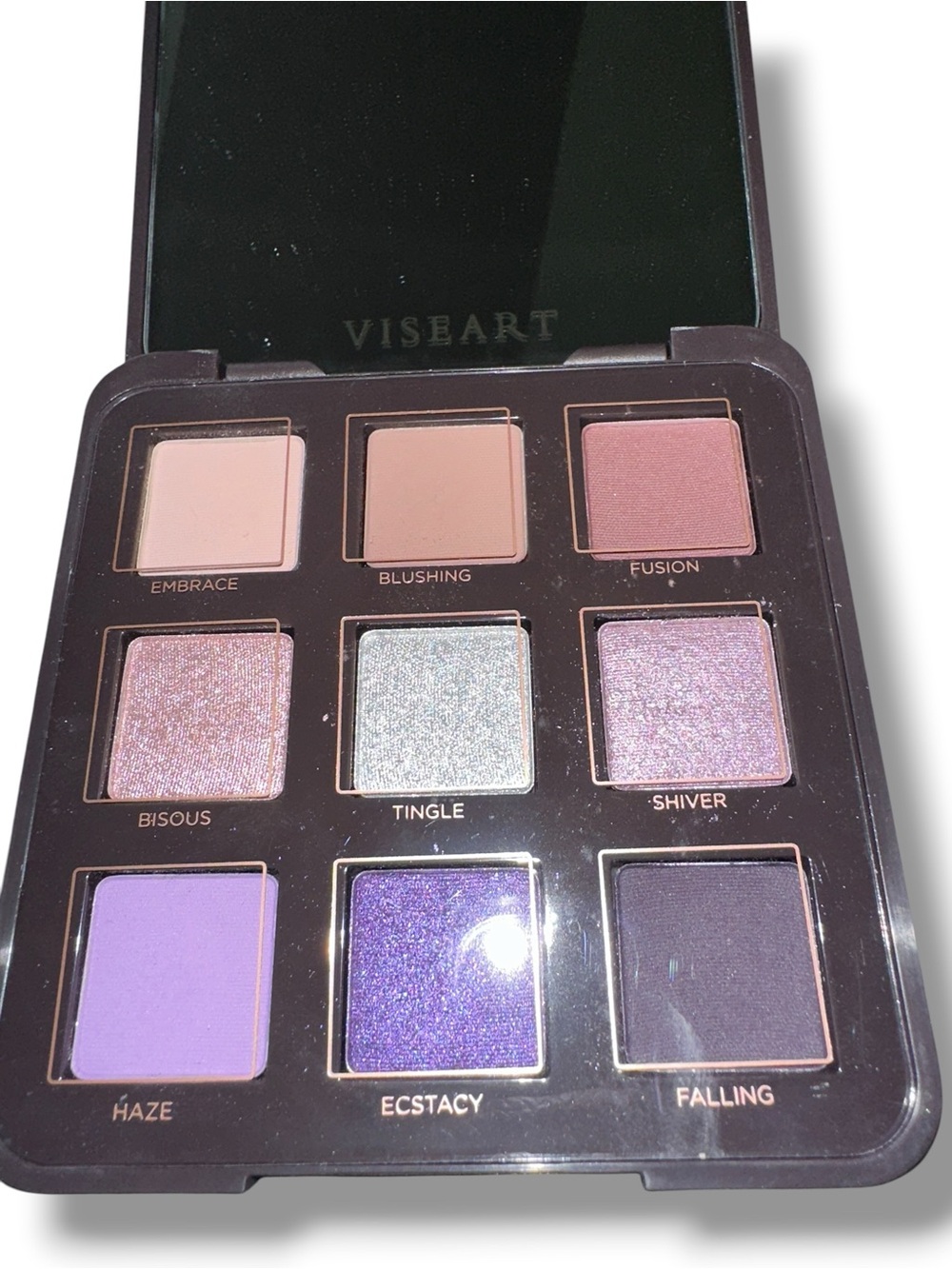 Viseart LIAISON Pink & Purple 9-Pan Eyeshadow Palette NO BOX Unused PLUM PERFECT
